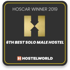 2019 - 6th Best Solo Mal Hostel - Ô de Casa Hostel